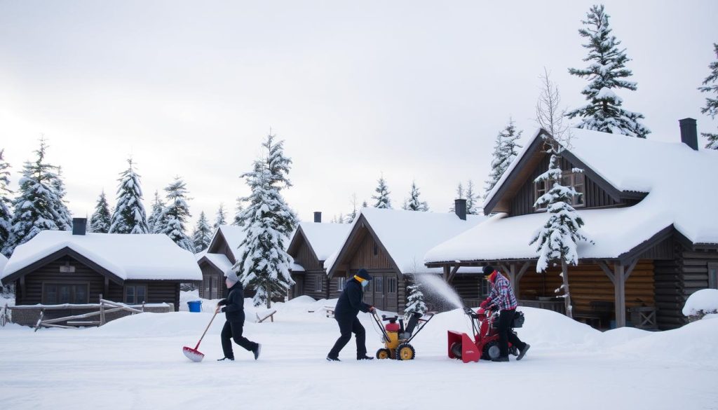 Snørydding tjenester