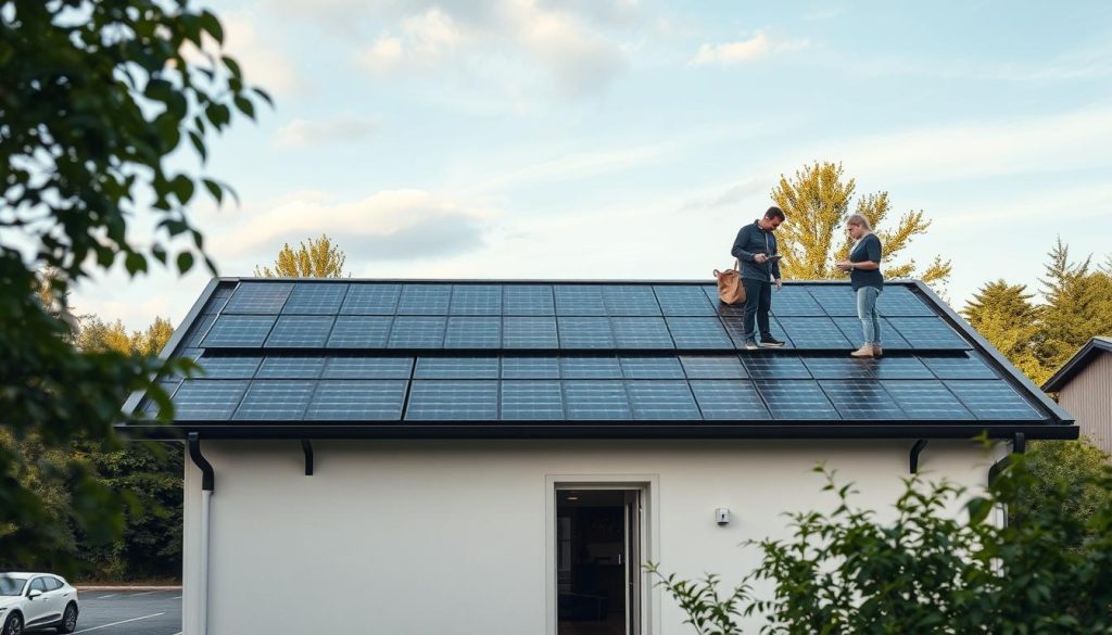 Solcelletakstein priseksempler