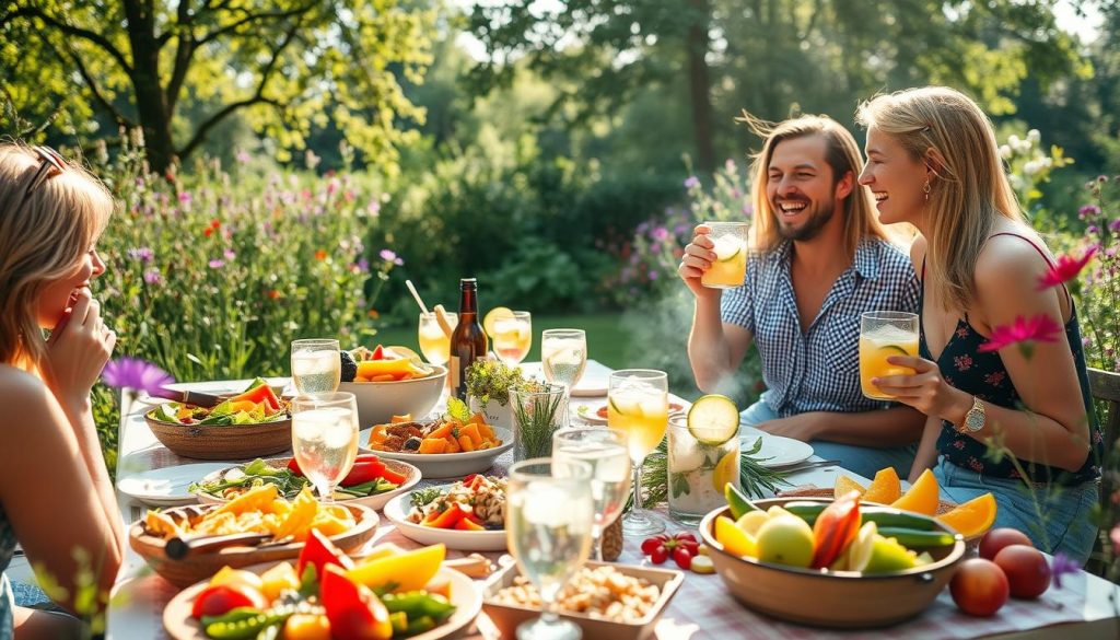 Sommerfest mat og drikke