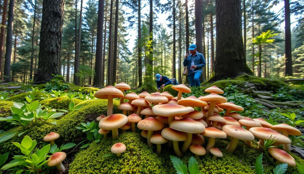 Soppplukking i norsk skog