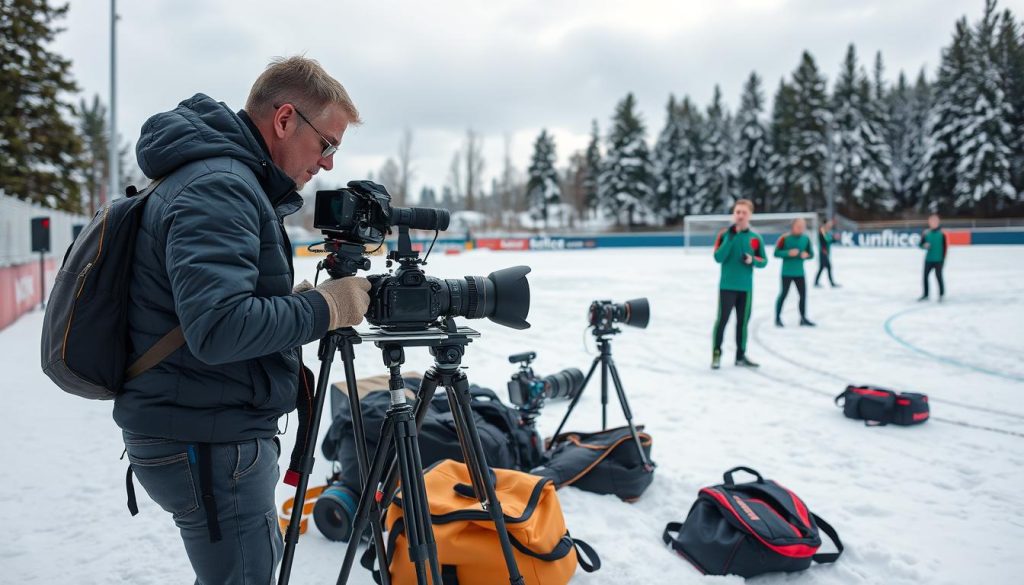 Sportsfotografering forberedelse