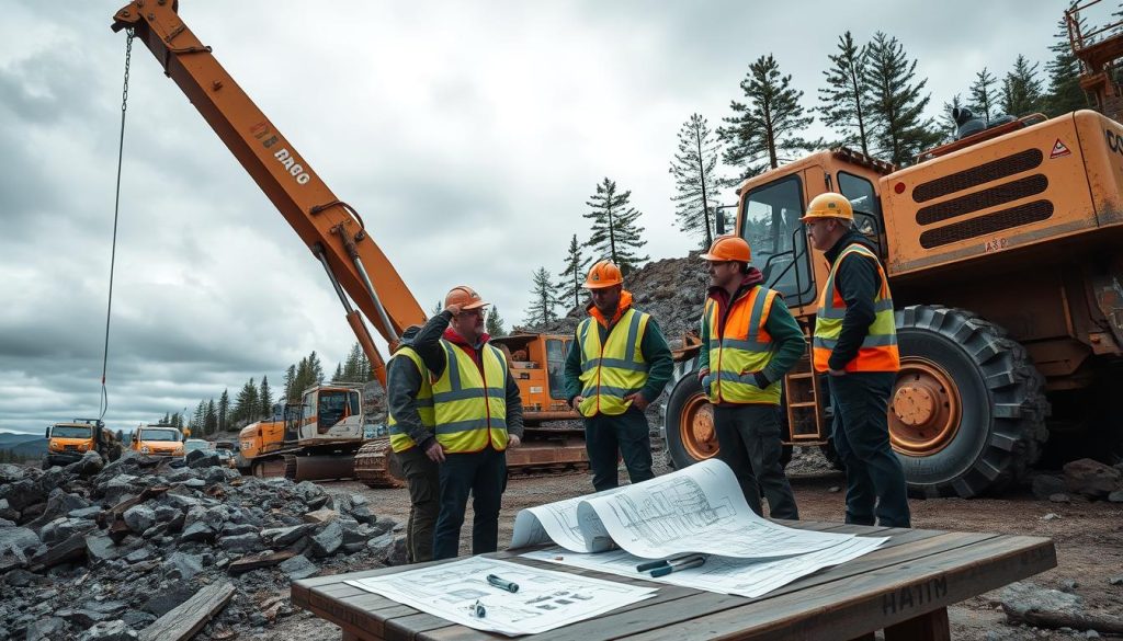 Sprengningsprosjekt planlegging