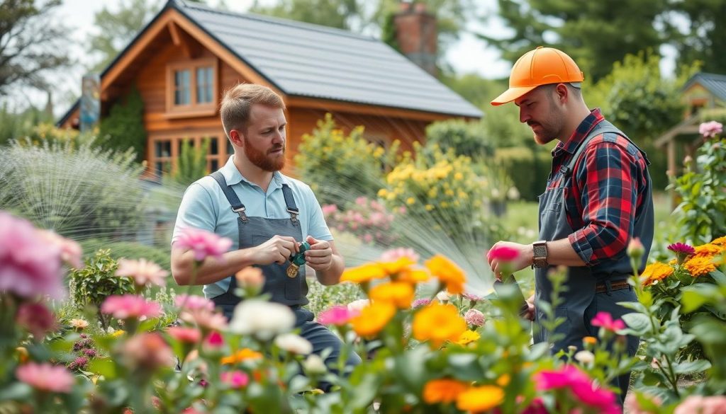 Sprinkler rådgivning og plumber tilbud