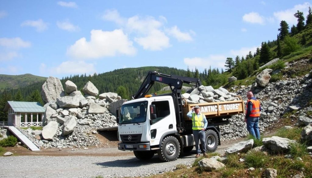 Steinmasse transport og tjenester