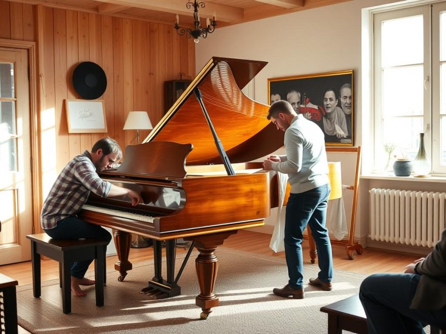 Stemmetjenester for eldre eller antikke pianoer