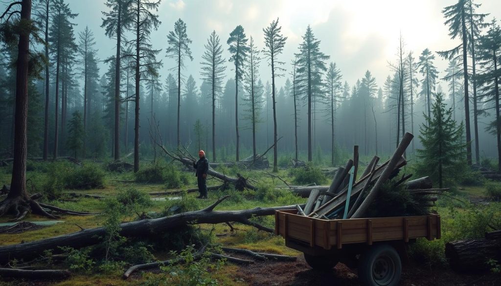 Stormfelling kostnader og priser