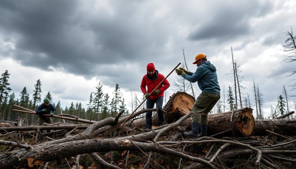 Stormfelling metoder