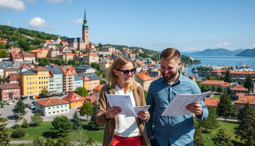 Strømtilbud i norske byer