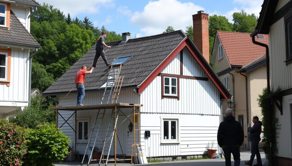 Takløft firma i norske byer