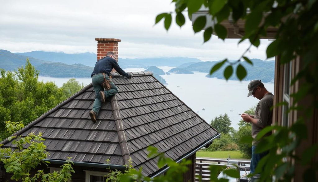 Taktekking og blikkenslagerarbeid tjenester