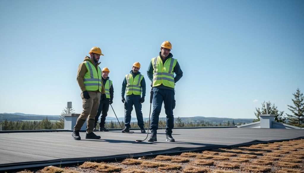 Taktekking og vanntetning tjenester