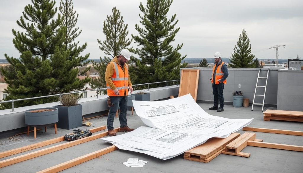 Takterrasse byggesøknad og sikring