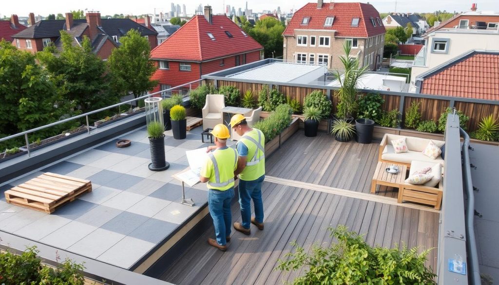 Takterrasse konstruksjon og tjenester