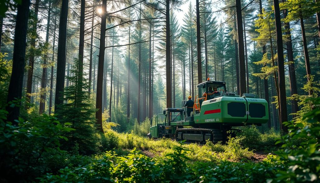 Teknologiske fremskritt i skogsdrift