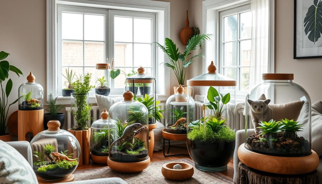 Terrarium størrelser og design