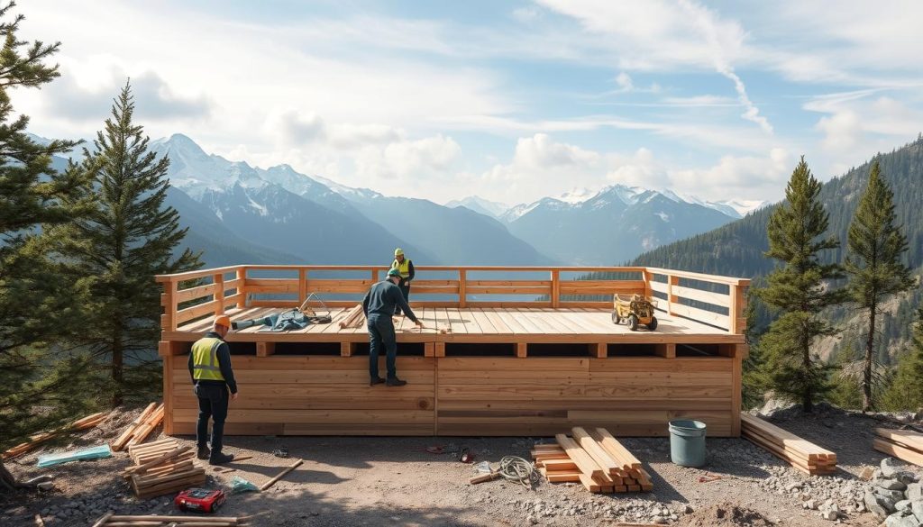 Terrasse bygge kostnader Hafjell