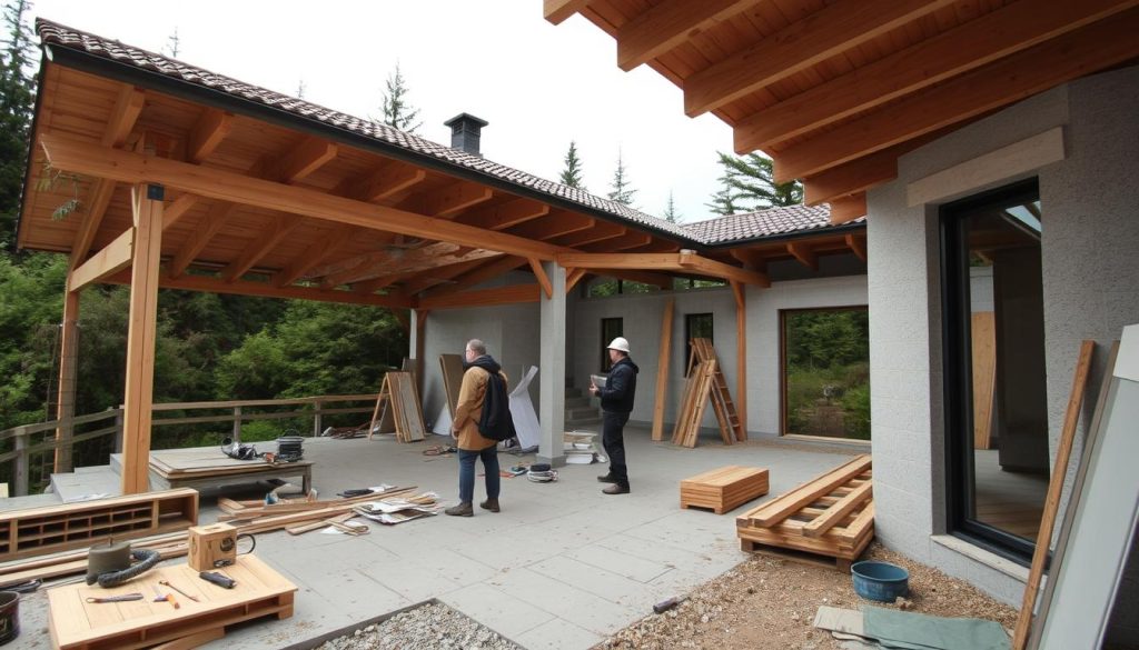 Terrasse bygge tak kostnader