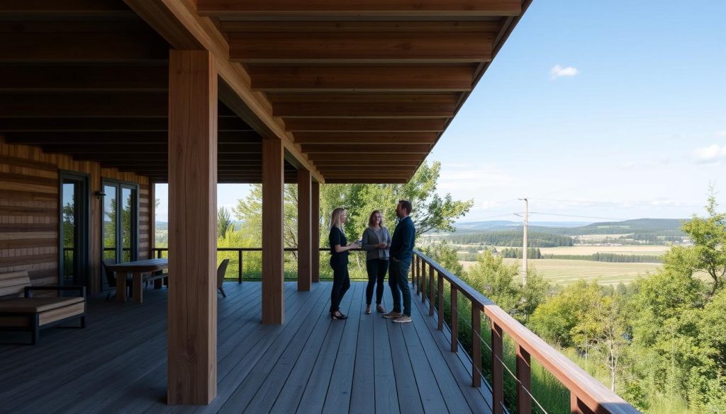 Terrasse på søyler tjenester