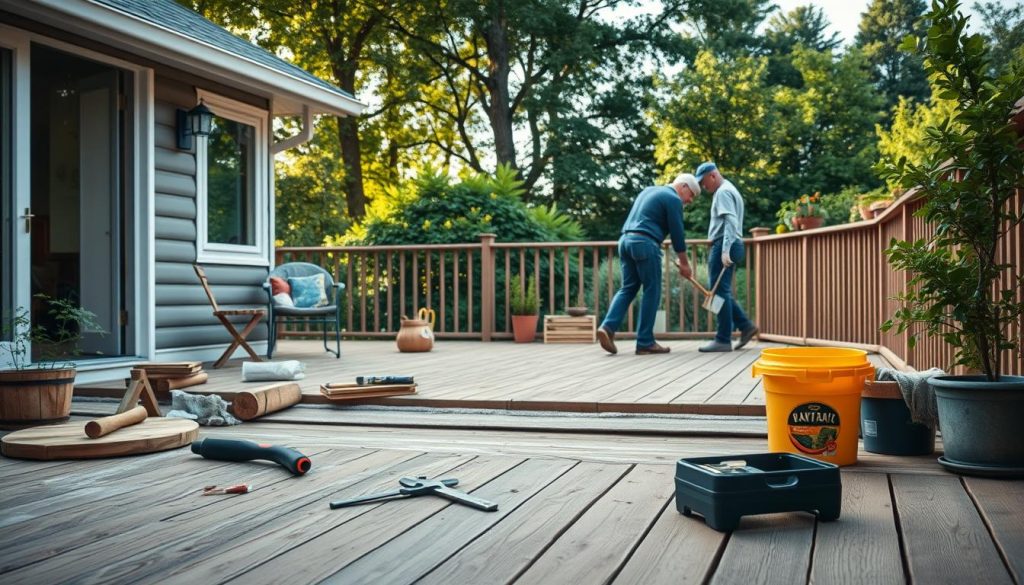 Terrasse vedlikehold og behandling