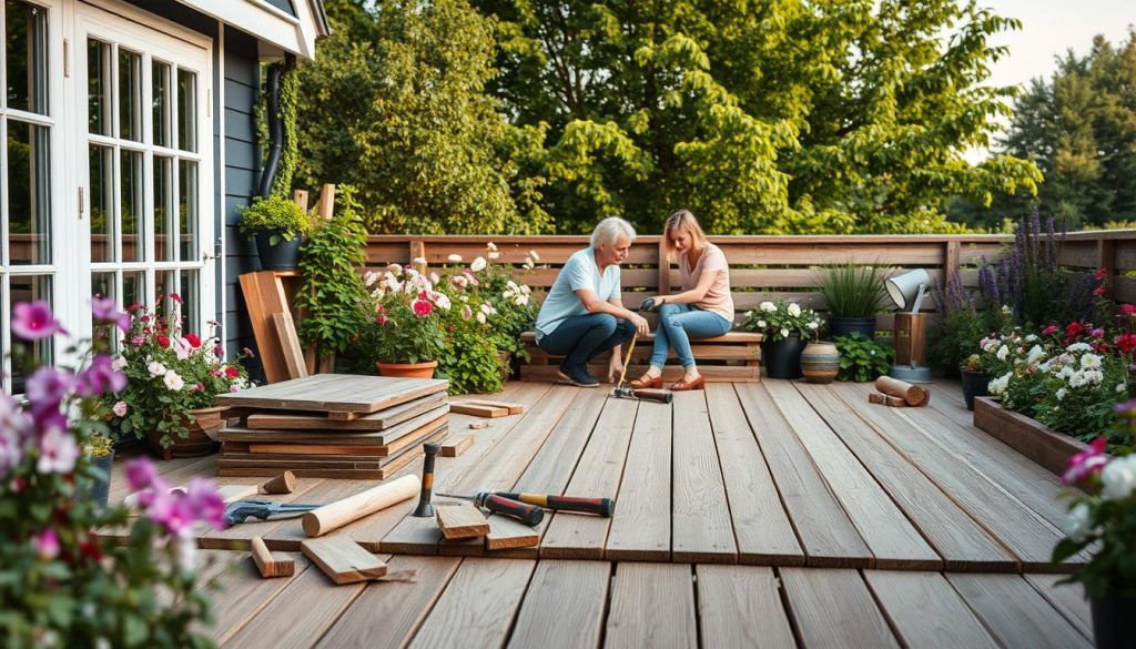 Terrassebord montering og tjenester