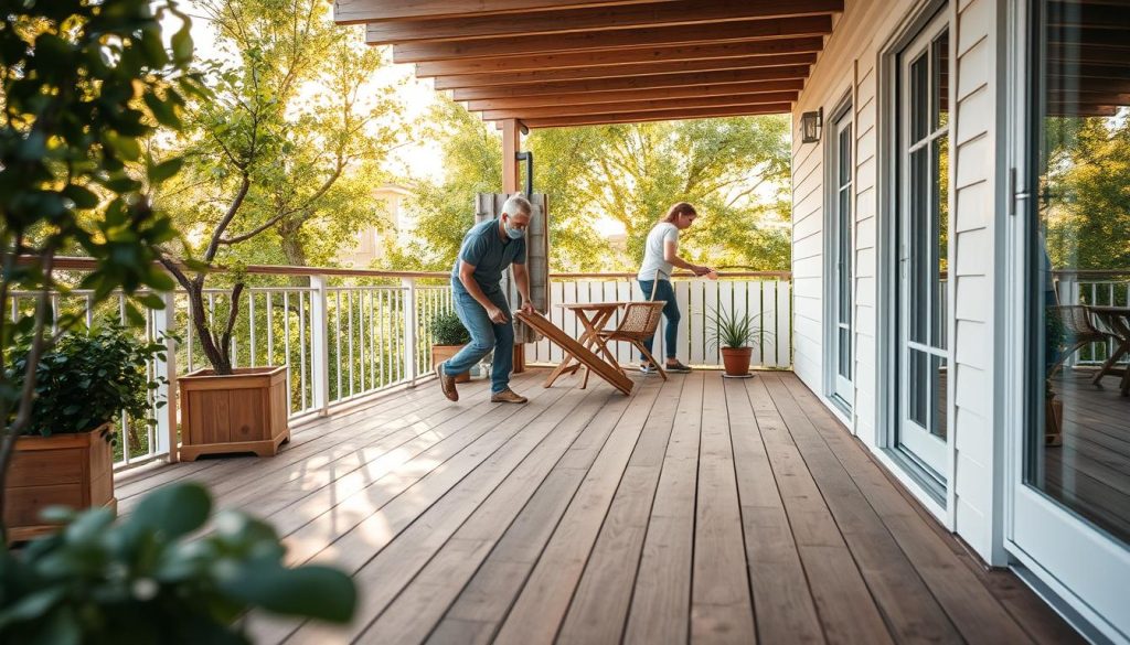 Terrassebord vedlikehold