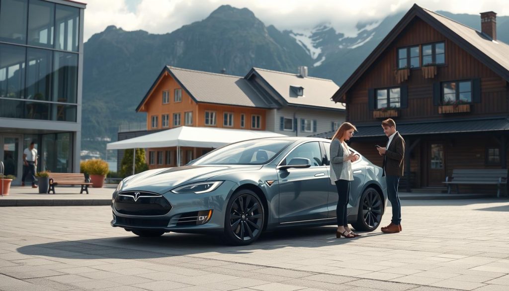 Tesla forsikring i norske byer