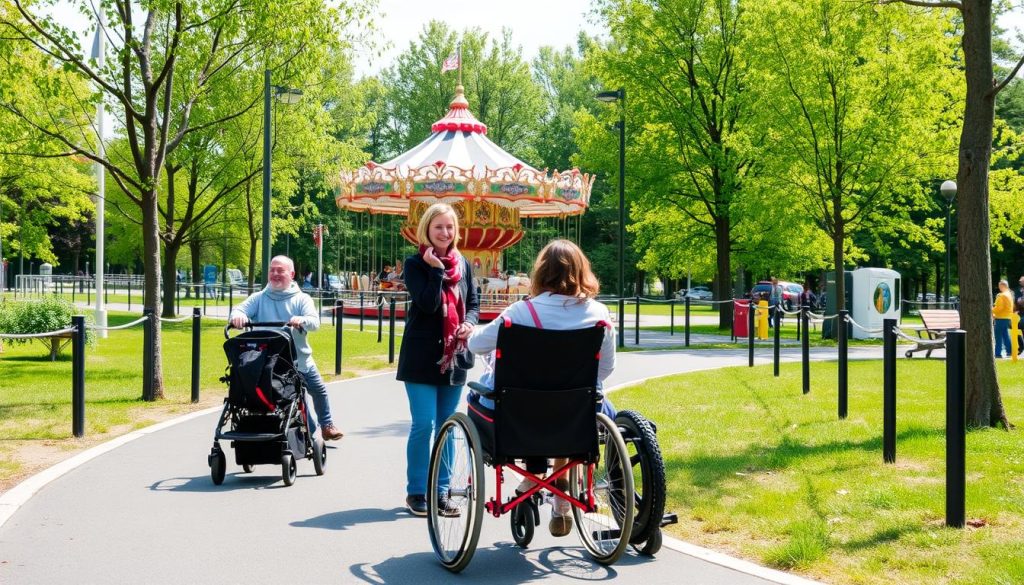 Tilgjengelige aktiviteter i fornøyelsespark