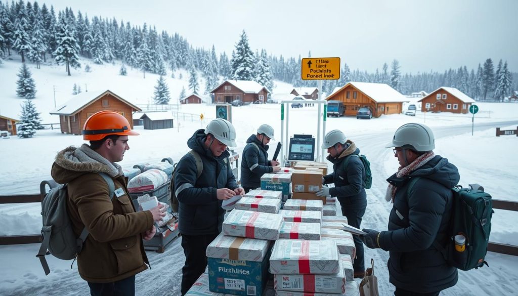 Toll og avgifter for pakker og gods