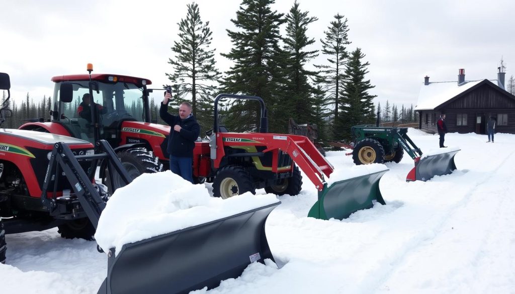 Traktor brøyting leverandør valg