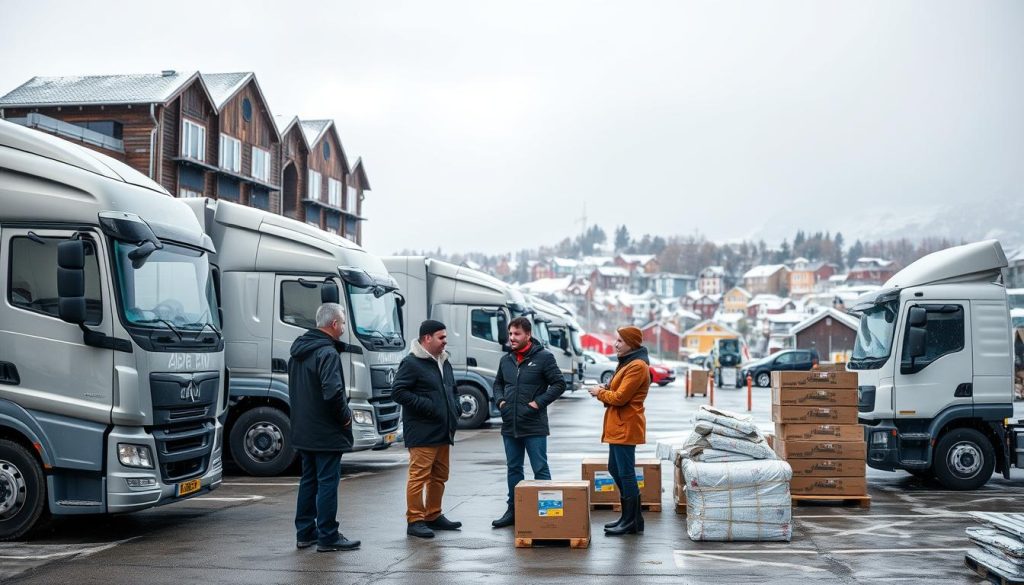 Transportfirma i norske byer