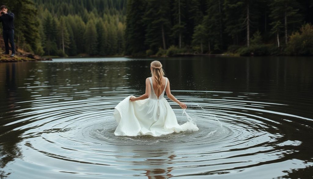 Trash the dress fotografering priser