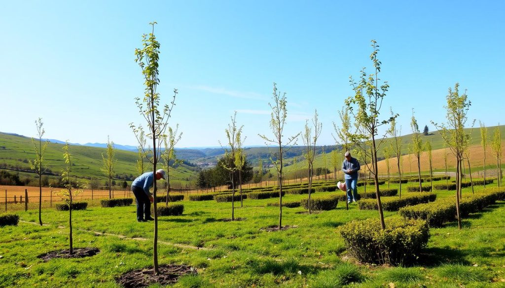 Treplanting og hekksorter