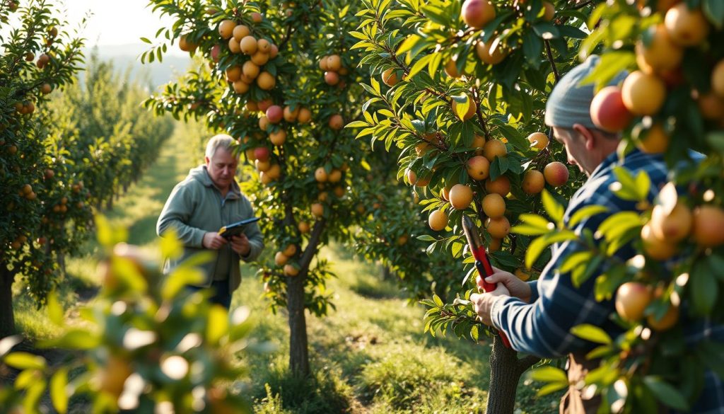 Trepleie og beskjæring av frukttrær