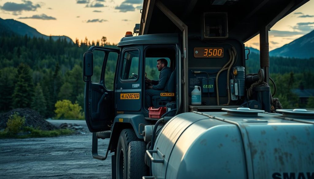 Truck med fører kostnader