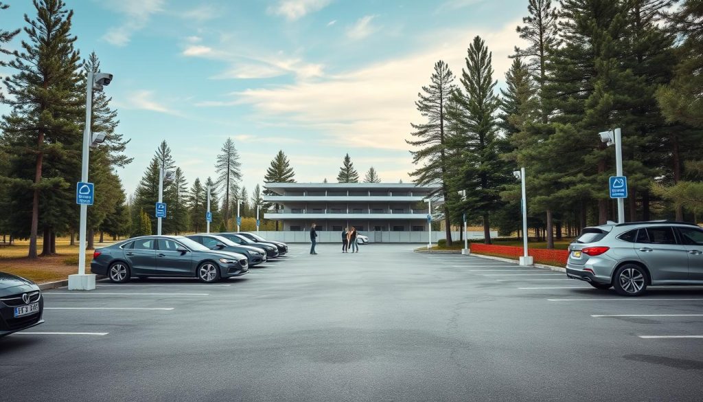 Trygg langtidsparkering sikkerhetstiltak