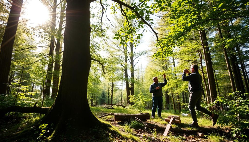 Tynning av trekrone metoder