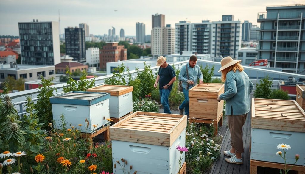 Urban birøkt fasiliteter