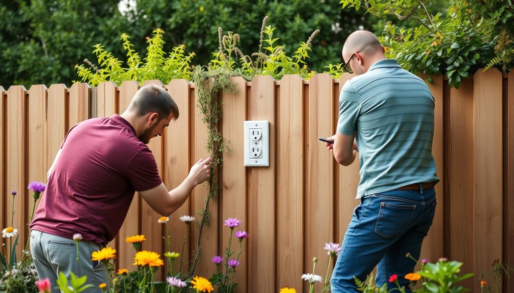 Utendørs stikkontakt installasjon