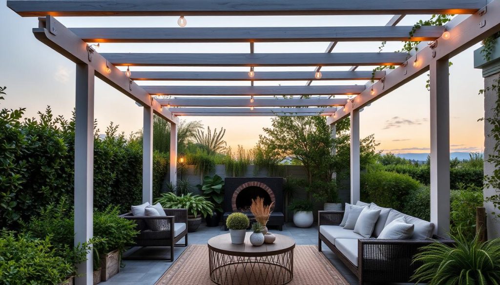 Uterom design pergola