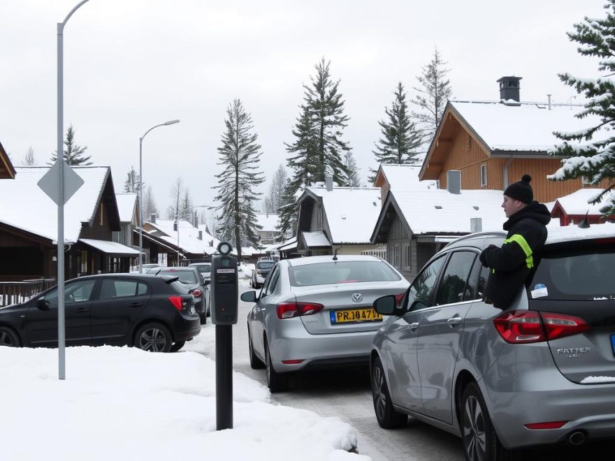 Utskriving av parkeringsbøter