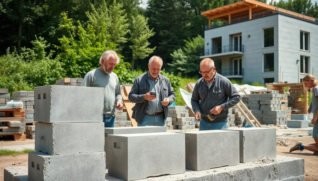 Valg av betongblokker leverandør