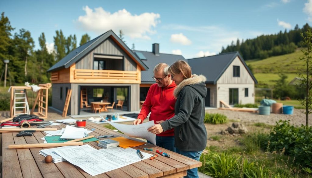 Valg av bygger hus leverandør