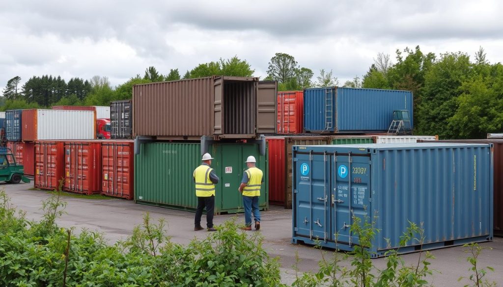 Valg av containertømming leverandør