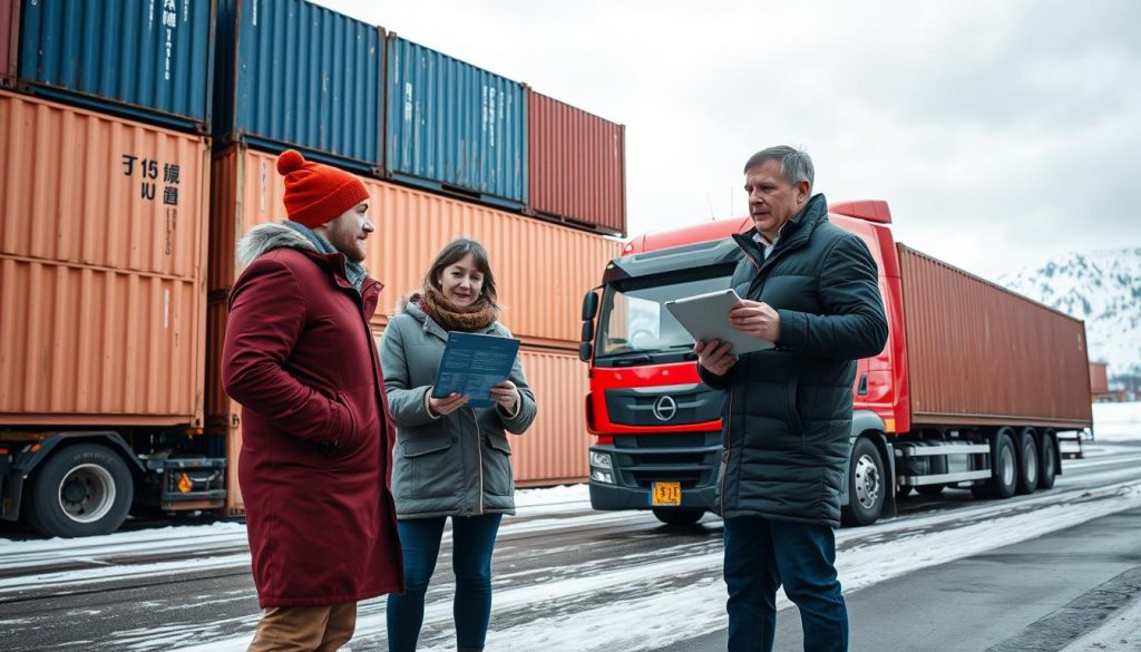 Valg av containertransport leverandør