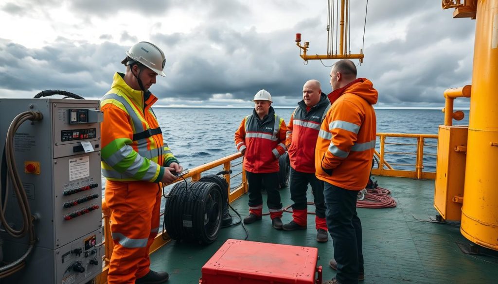 Valg av elektriker på oljeplattform