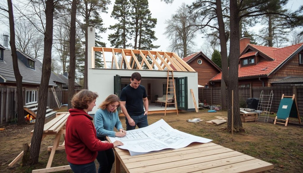 Valg av entreprenør for tilbygg