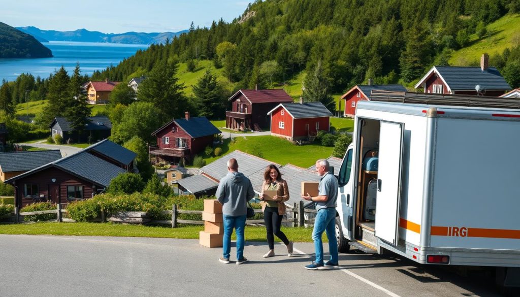 Valg av flyttebyrå i Larvik