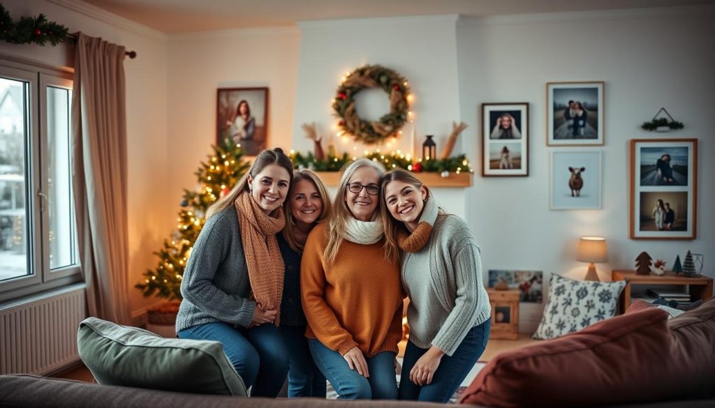 Valg av fotografer for julekort og familiebilder