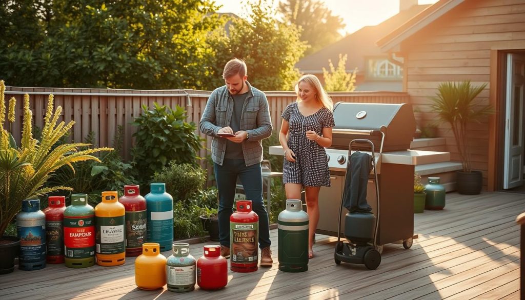 Valg av gassflaske for LPG-gass