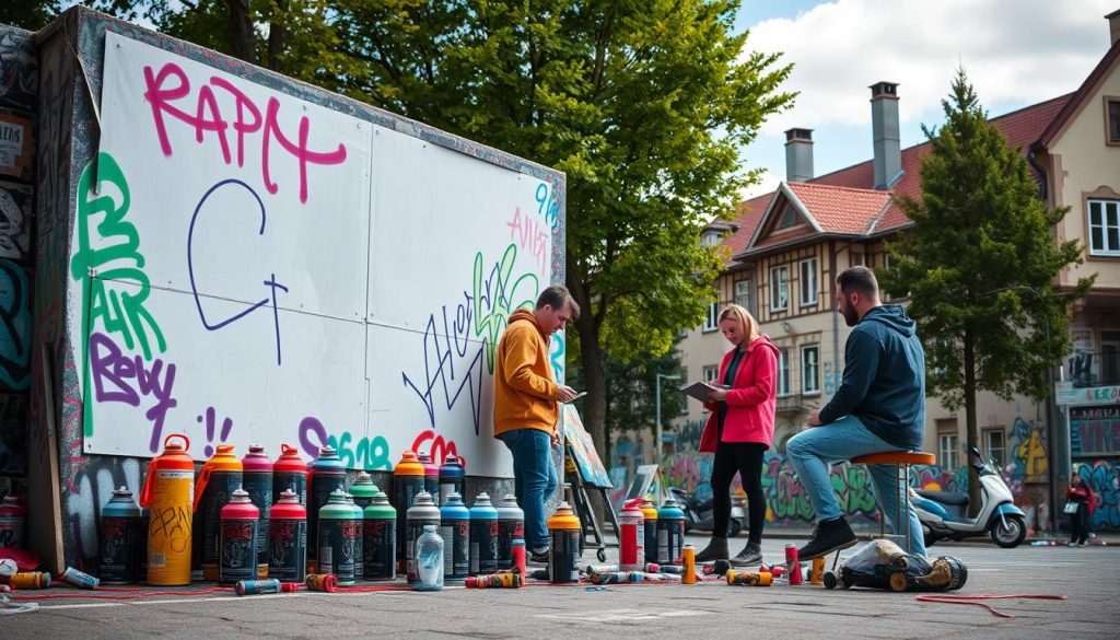 Valg av graffiti workshop